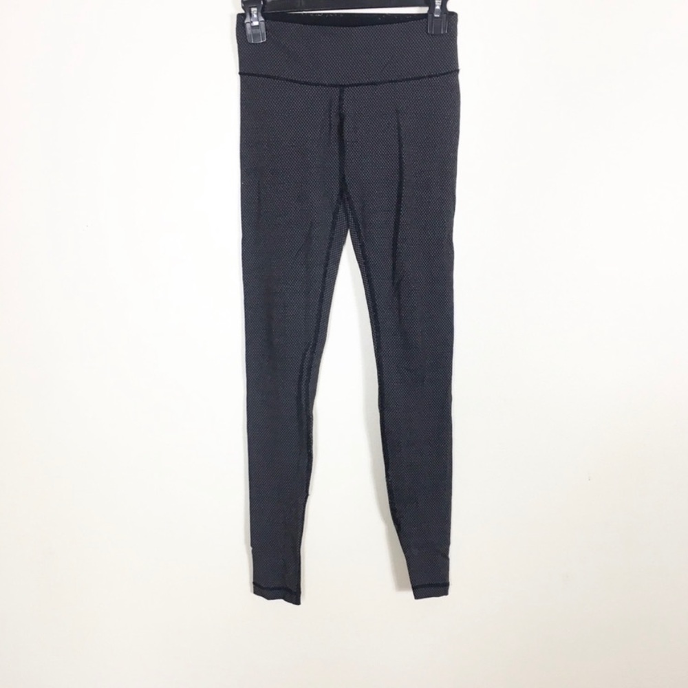 Lululemon Black & White Patterned Leggings